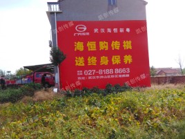 安岳墙体广告影响褪色的因素