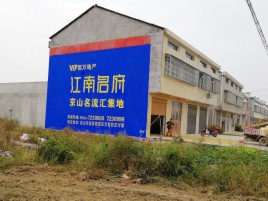 安岳农村墙体广告在不同形式上面展现的不同特色