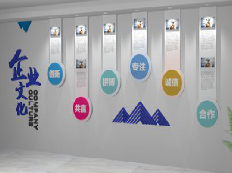 安岳企业文化墙需要传递什么办公文化？